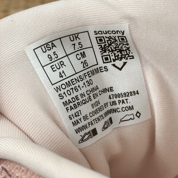 Saucony Triumph RFG Lotus Pink Road-Running Sneakers Women’s Size 9.5 - Picture 7 of 8